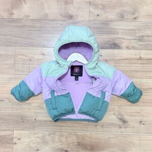 Swiss Tech toddler hooded puffer jacket Size 12M